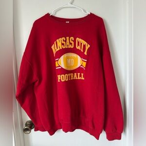 Kansas City oversized crewneck sweater